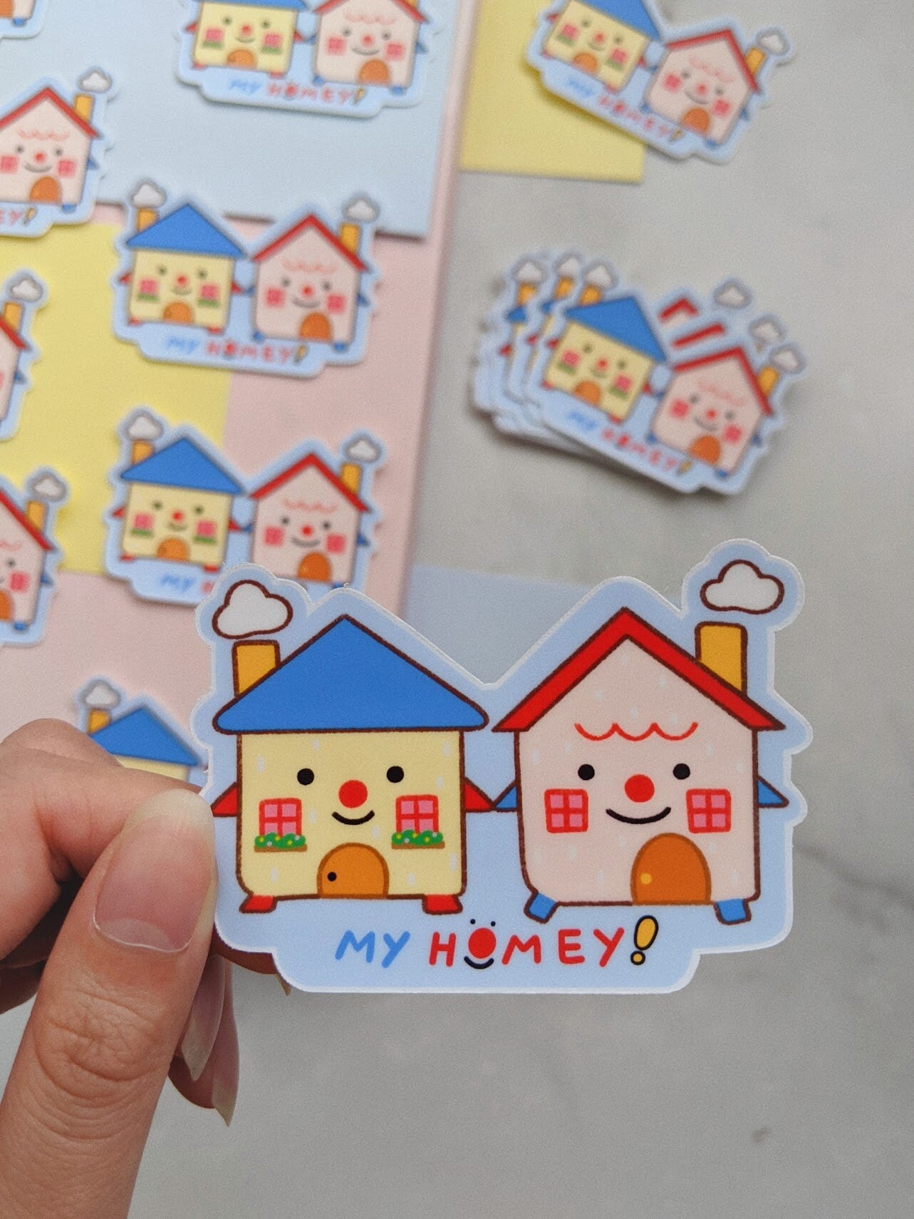 My Homey Sticker | Homies, house stickers, Cute Matte Sticker | Perfect for Laptop, iPad, Bottle, Journal, Deco Sticker