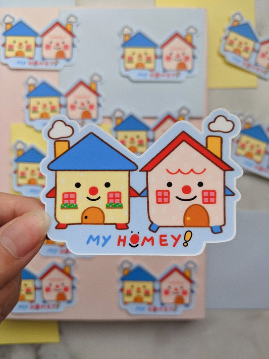 My Homey Sticker | Homies, house stickers, Cute Matte Sticker | Perfect for Laptop, iPad, Bottle, Journal, Deco Sticker
