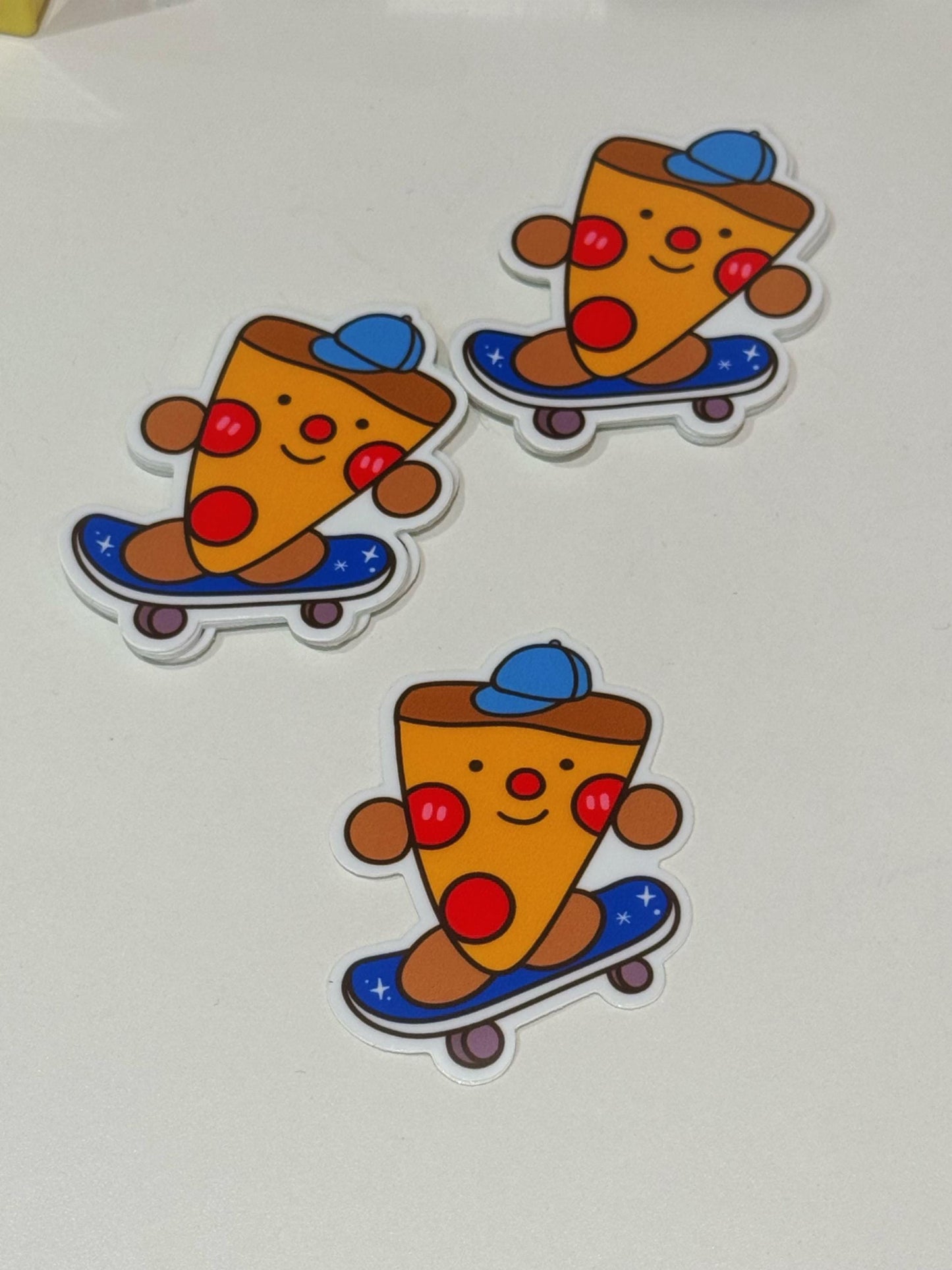 Home Slice Vinyl Sticker| NYC Kawaii Food Illustration Series| Cute Waterproof Premium Matte Sticker| Perfect Gift for Friends and Homies