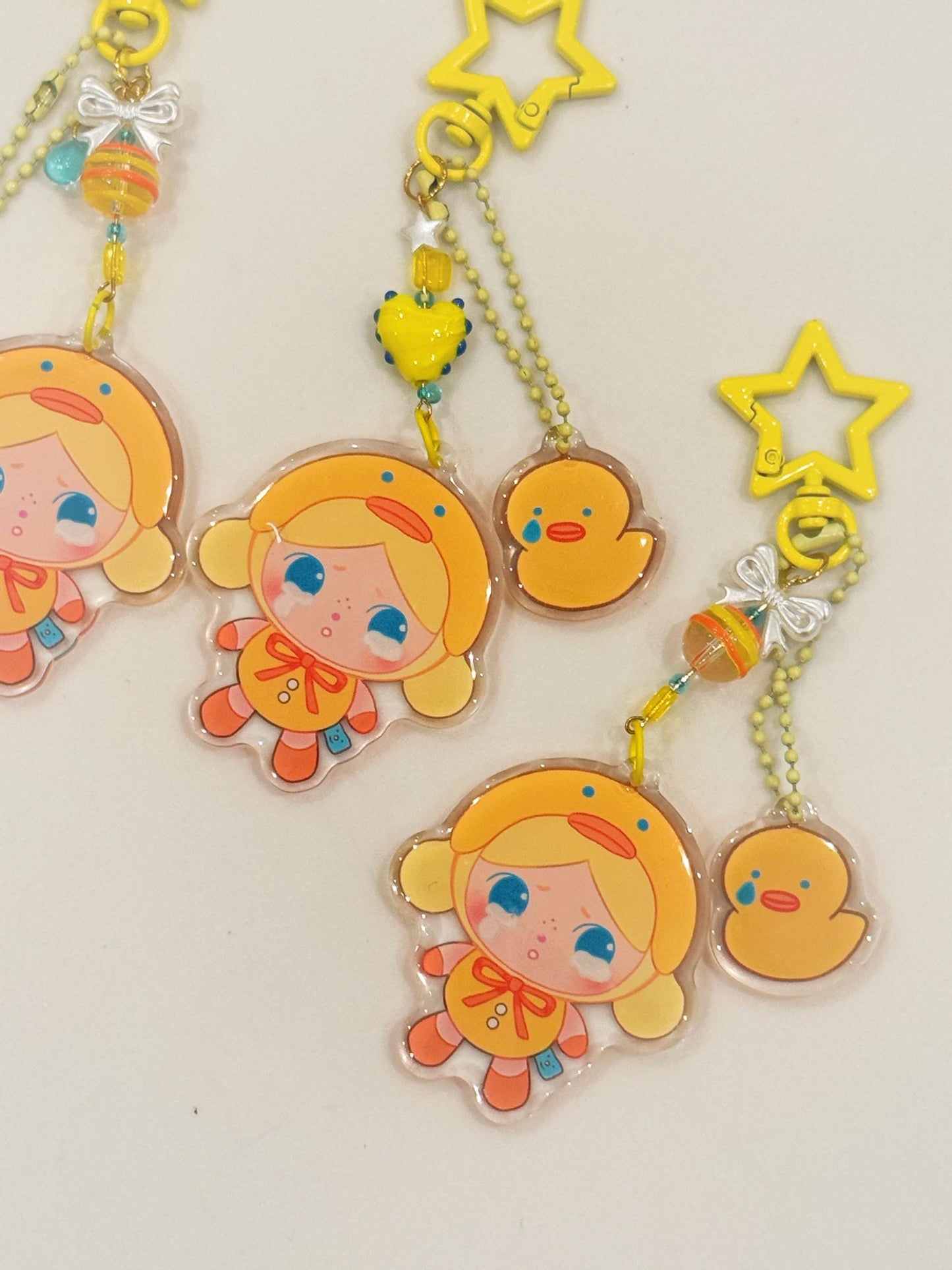 Gacha CryBaby Jewelry Grade Keychain| RANDOM Blind Bag| Hand-Assembled Charms w/ mix of glass, pearls, acrylic & artisan beads | Each unique