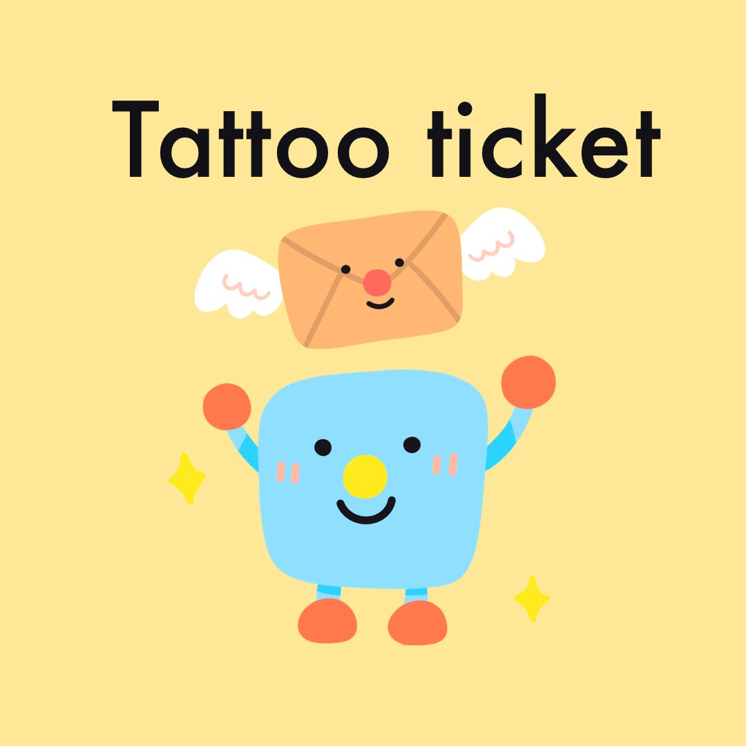 OhN0se Tattoo Ticket/ Tattoo Permission (Please read description!)