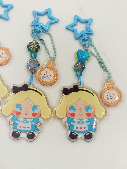 Gacha CryBaby Jewelry Grade Keychain| RANDOM Blind Bag| Hand-Assembled Charms w/ mix of glass, pearls, acrylic & artisan beads | Each unique