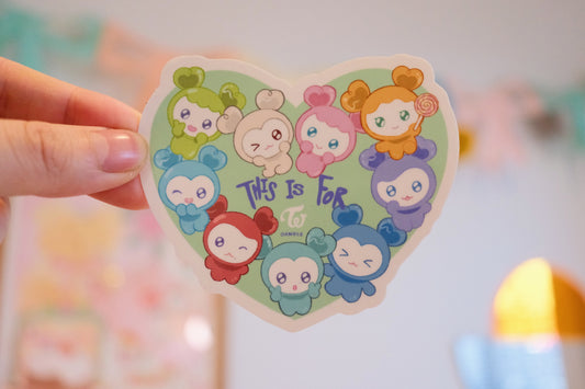 TWICE Kpop Lovelys Vinyl Sticker| This is For Concert Tour