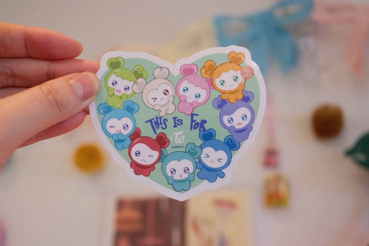 TWICE Kpop Lovelys Vinyl Sticker| This is For Concert Tour